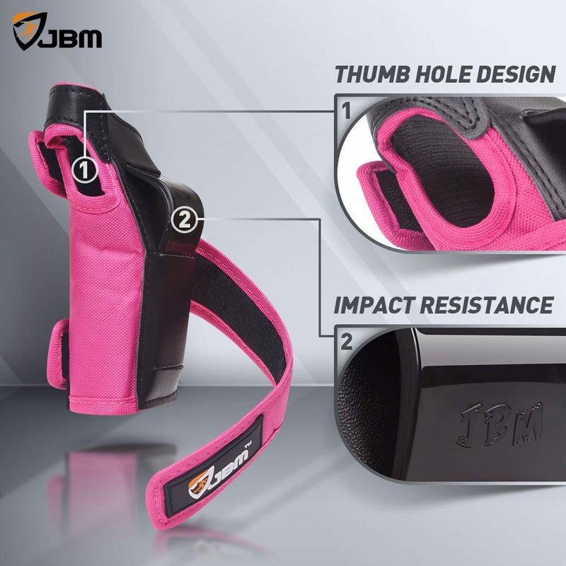 JBM Adult & Kids Knee Pads Elbow Pads and Wrist Guards for Inline Skating, Roller Skating, Skateboarding, Scootering - Image 3